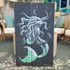 Mermaid on Anchor Swing on Wood Plank