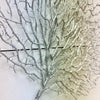 Silver Glitter Coral Sprig Decoration