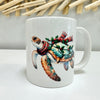 Holiday Inspired Sea Turtle Coffee Mugs Sunshine & Sweet Peas Coastal Decor