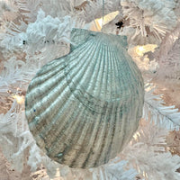 Scallop Shell Christmas Ornament