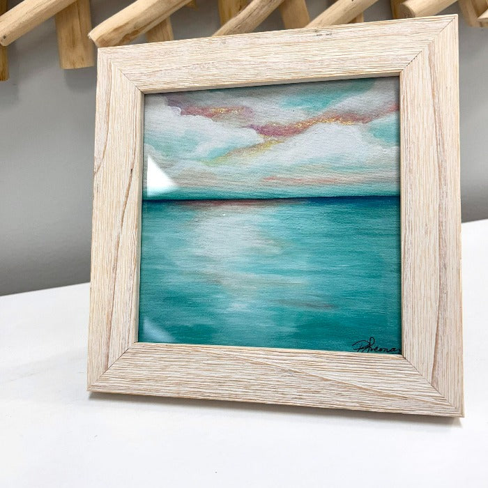 Framed Beachscape Print - Sunshine & Sweet Pea's Coastal Decor
