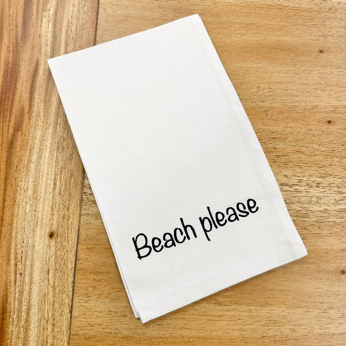 Coastal Dish Towel Beach please - Sunshine & Sweet Pea's Coastal Decor