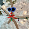 Assorted Reindeer Starfish Christmas Ornament