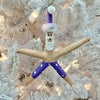 Assorted Starfish Beach Santa Christmas Ornament