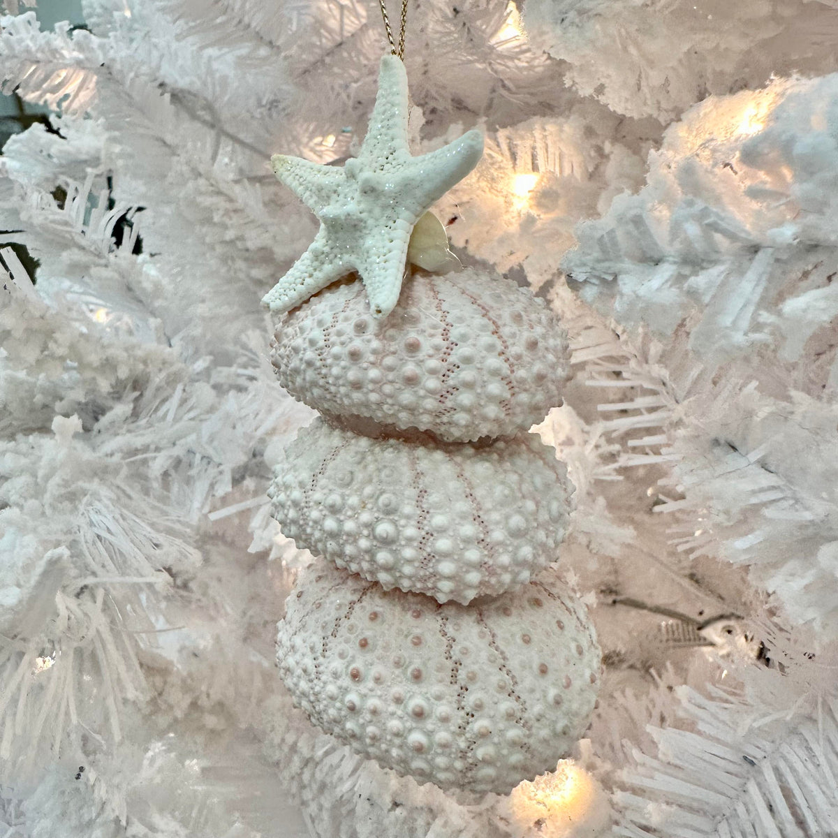 Sea Urchin Tree Christmas Ornament Sunshine & Sweet Peas Coastal Decor