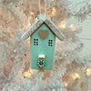 Handmade Wooden Beach House Christmas Ornaments