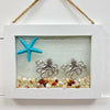 Starfish & Octopus Glass Window