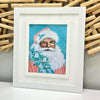 Santa in Coral Suit w/Seashell Garland Assorted Prints