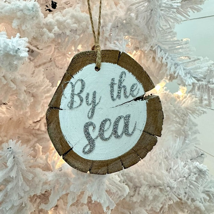 Assorted Wooden Coastal Inspired Christmas Ornaments