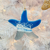 Assorted Starfish Resin Christmas Ornaments