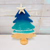Resin Coastal Christmas Tree Table Setter