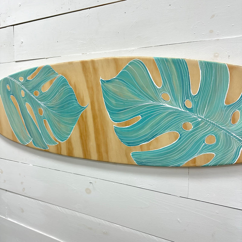 Hand Painted Boho Chic Wooden Surfboards