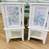 Coastal Accent Table/Cabinet w/ Anastasia Musick Art