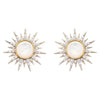 Mother of Pearl Sun Earrings