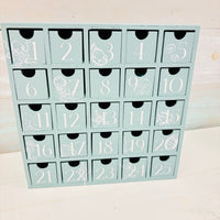 Coastal Hand Painted Advent Box