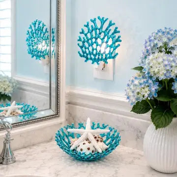 Glass Coral Bowl's
