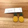 Pineapple Polymer Clay Earrings - Sunshine & Sweet Pea's Coastal Decor