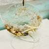 Assorted 6" Acrylic Coastal Suncatchers/Ornaments w/ Glass, Shells, Sand, & Resin