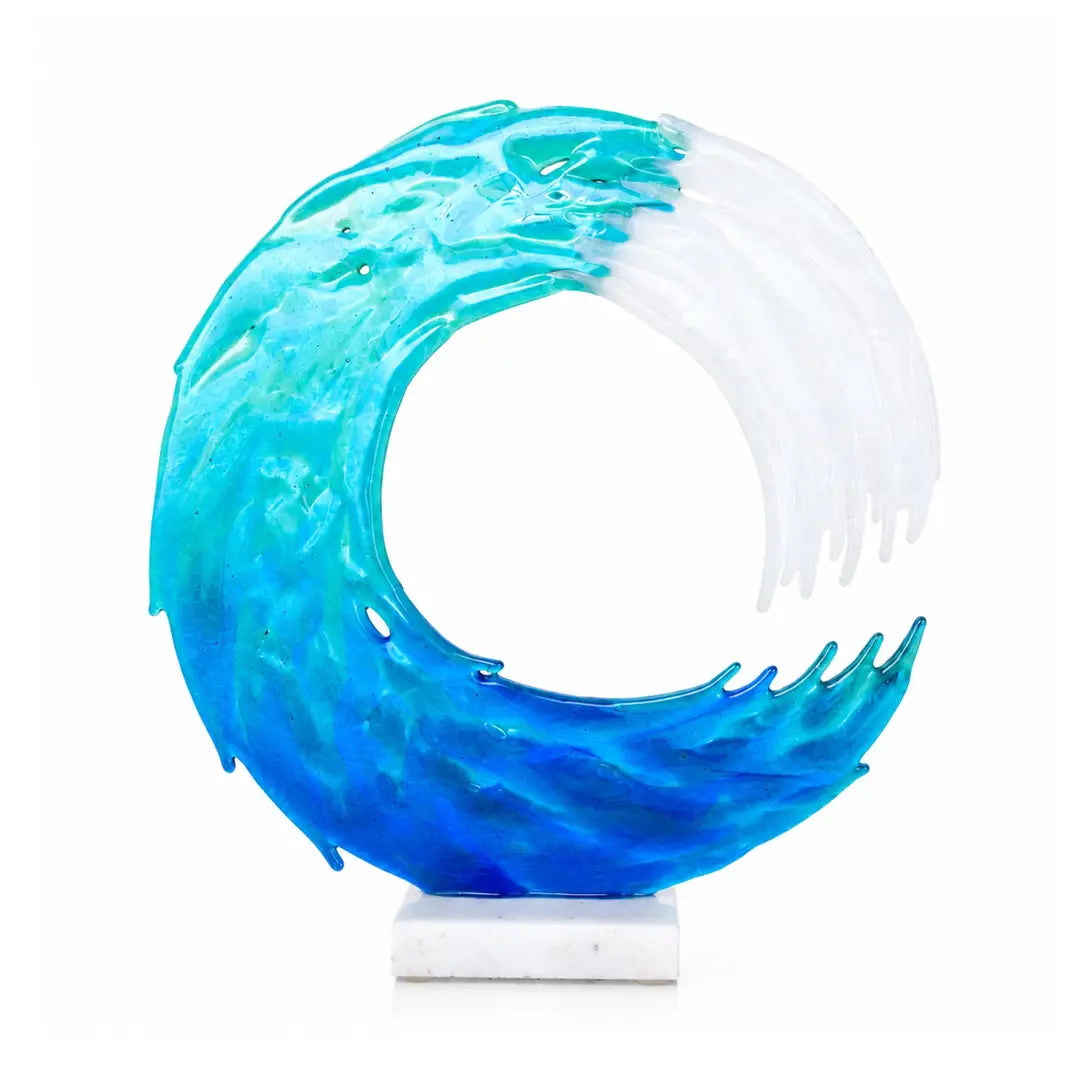 Glass Wave Decor