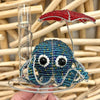 Beaded Octopus Rain Gauge Sunshine & Sweet Peas Coastal Decor