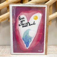 I Love You To The Sea & Back Valentine's Day Card - Sunshine & Sweet Pea's Coastal Decor