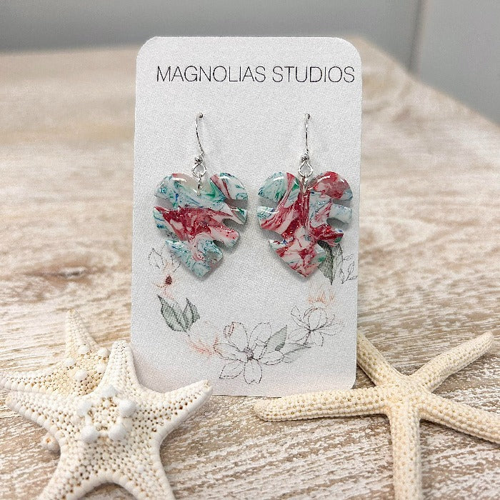 Valentine's Day Inspired Polymer Clay Earrings - Sunshine & Sweet Pea's Coastal Decor