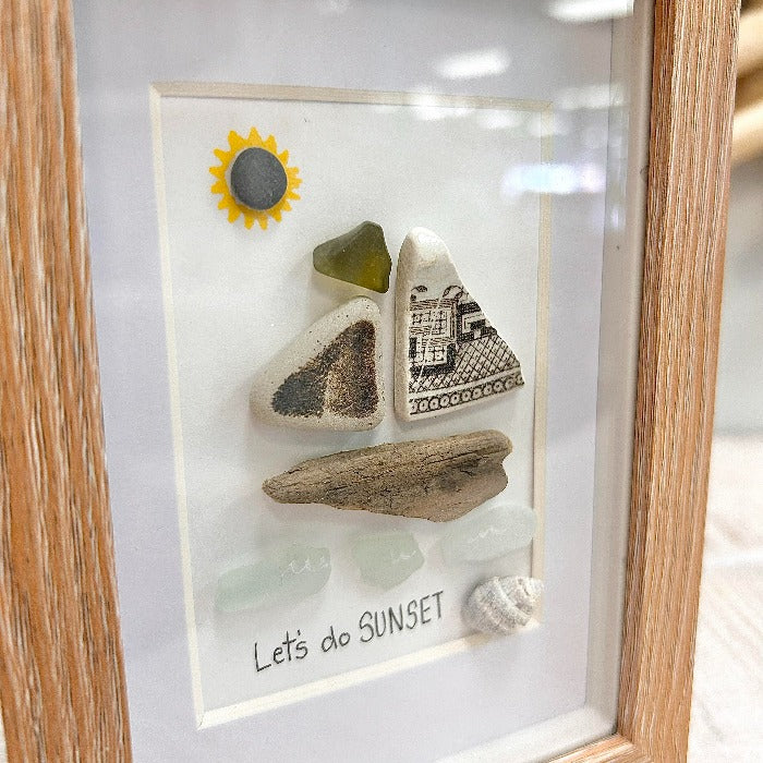 Sailboat Sea Glass and Driftwood Art - Sunshine & Sweet Pea's Coastal DecorAssorted Sailboat Sea Glass and Driftwood Art - Sunshine & Sweet Pea's Coastal Decor