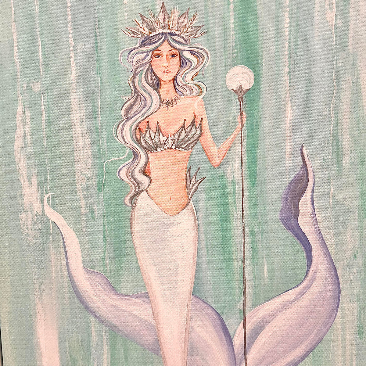 Queen Mermaid Original Painting
