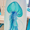 4 Foot Hand Painted Wooden Surfboards
