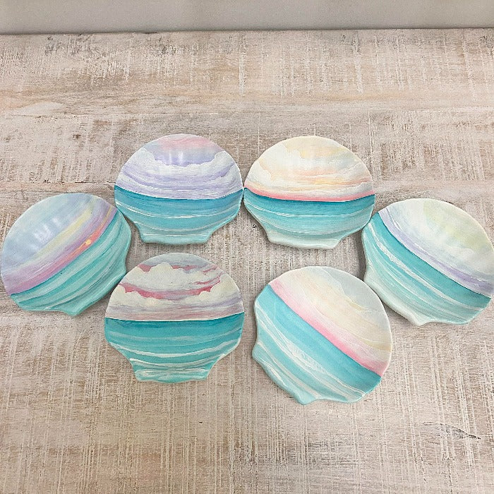 Assorted Scallop Shell Ring Dishes - Sunshine & Sweet Pea's Coastal Decor