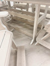 Seashell Poly Outdoor Furniture Scallop Back Chairs & Table Set - Sunshine & Sweet Pea's Coastal Decor