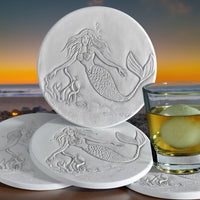 Absorbent Clay Coaster Set
