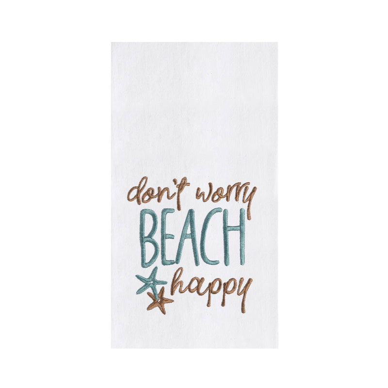 Flour Sack Embroidered Kitchen Towels