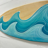 Hand Painted Boho Chic Wooden Surfboards