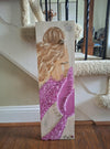 Assorted Mermaid Paintings on Wood w/Glass Embellishments