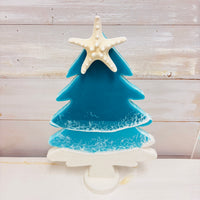 Resin Coastal Christmas Tree Table Setter