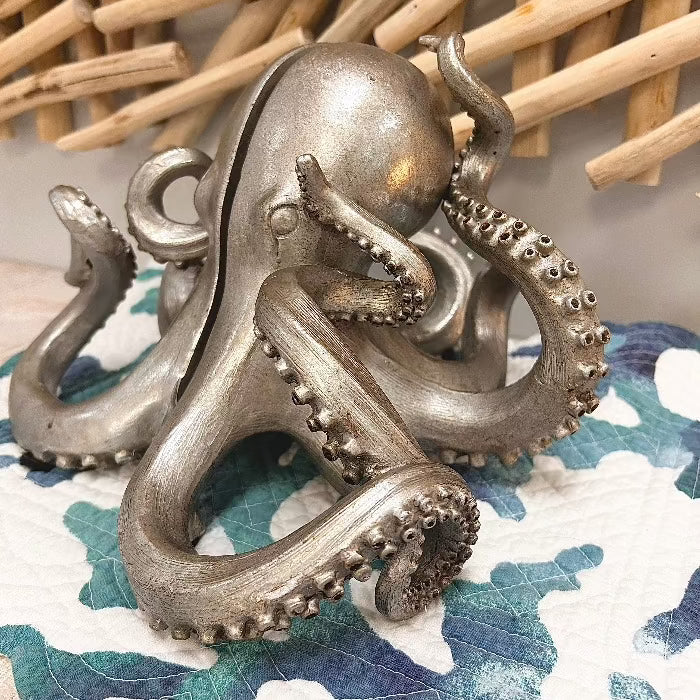 Octopus Bookends Sunshine & Sweet Peas Coastal Decor