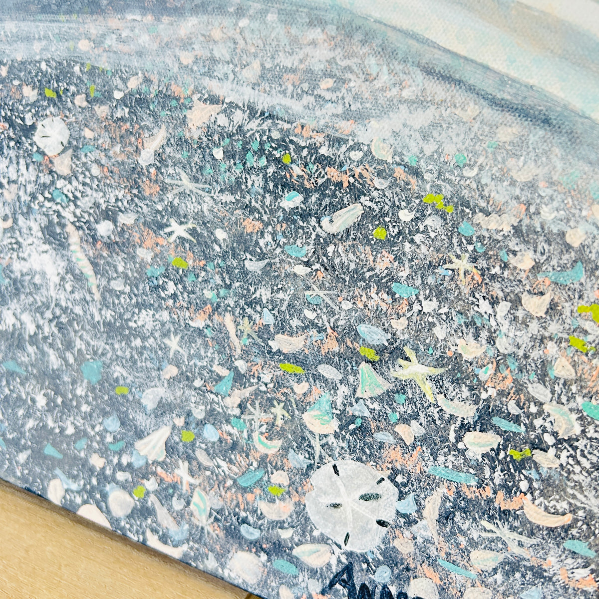 Tide Pool at the Shore Original Artist Painting