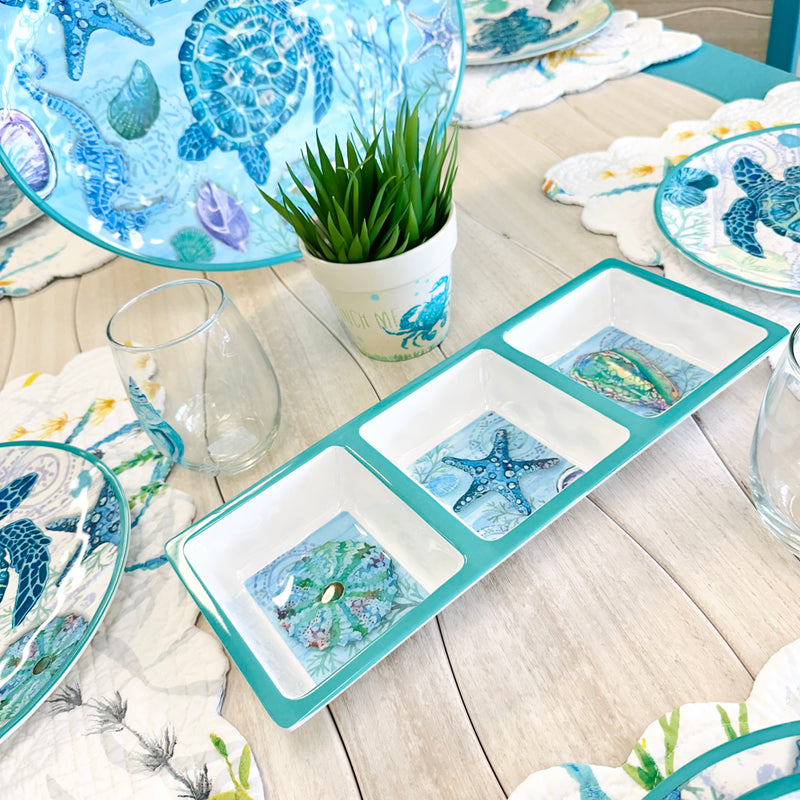 Serene Seas Melamine Dish Collection