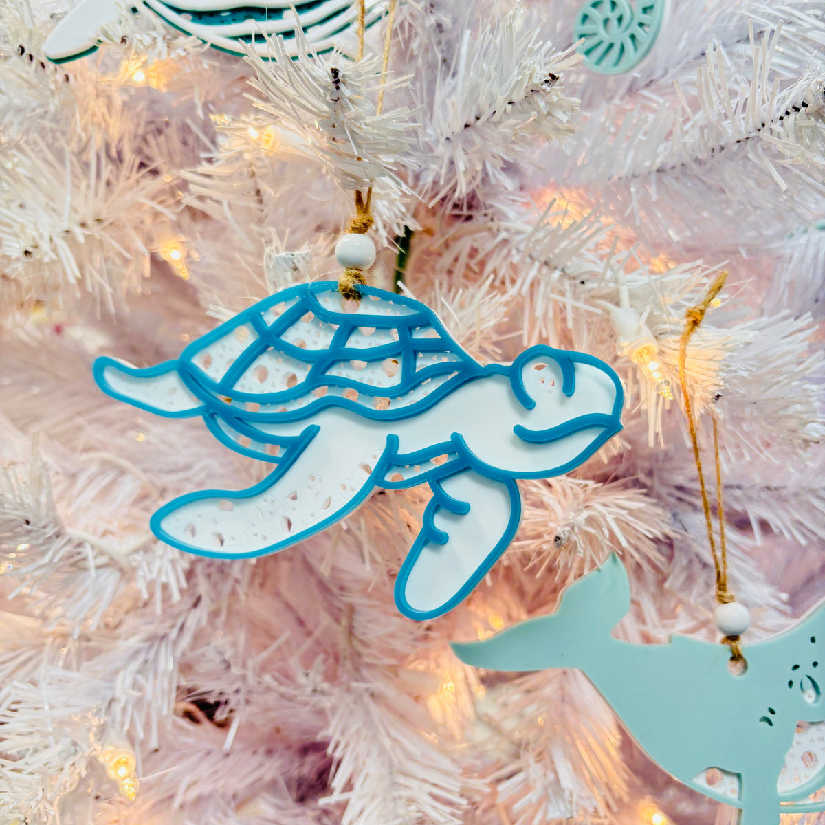 Assorted Acrylic Laser Cut Sea Life Ornaments