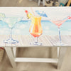 Coastal 29" Barstools w/ Anastasia Musick Artwork