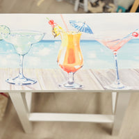 Coastal 29" Barstools w/ Anastasia Musick Artwork