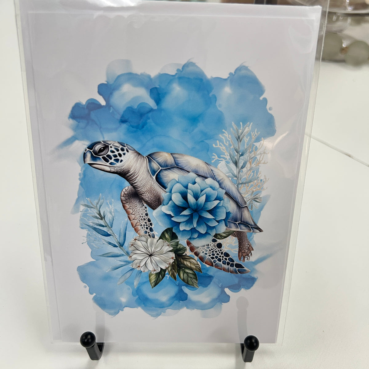 Assorted 5x7 Original Art Print Greeting Cards- Sea Turtles