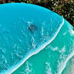 Beach Resin Coastal Scene w/Sea Turtle