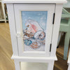Coastal Accent Table/Cabinet w/ Anastasia Musick Art