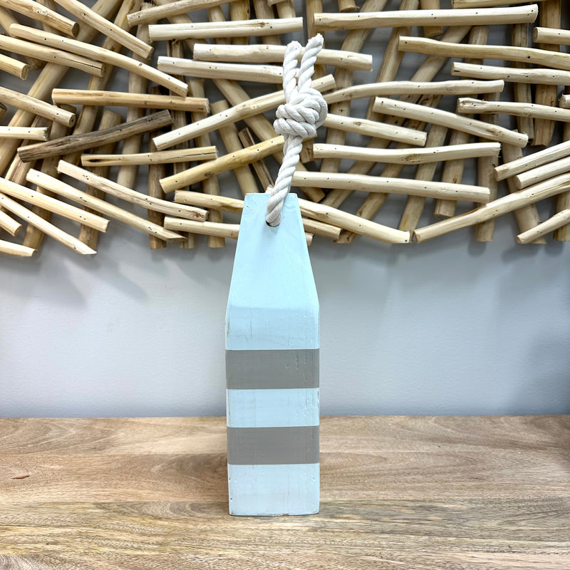 Striped Wooden Buoy