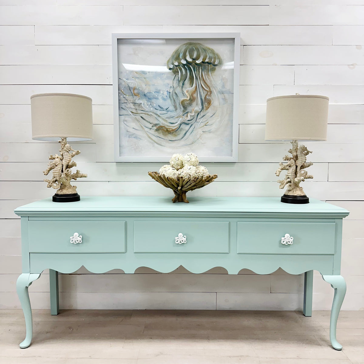 Coastal Inspired Buffet – Sunshine & Sweet Pea's Coastal Décor