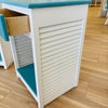 Hand Painted Pair of Nightstands/Side Tables w/ 1 Drawer and Shelf