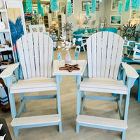 Seashell & Sage Poly Outdoor Furniture Pub Set