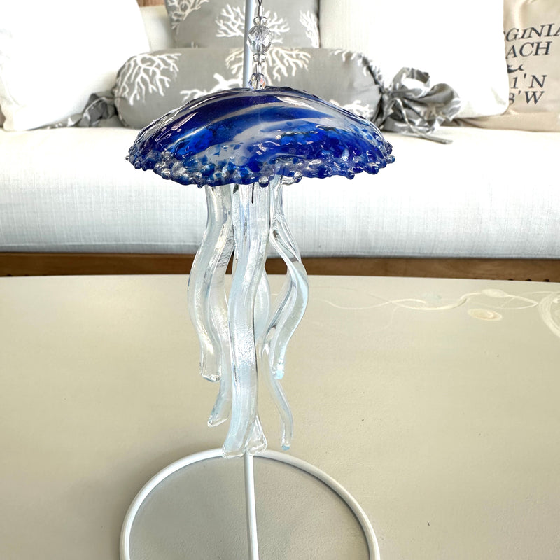 Assorted 5" Glass Jellyfish